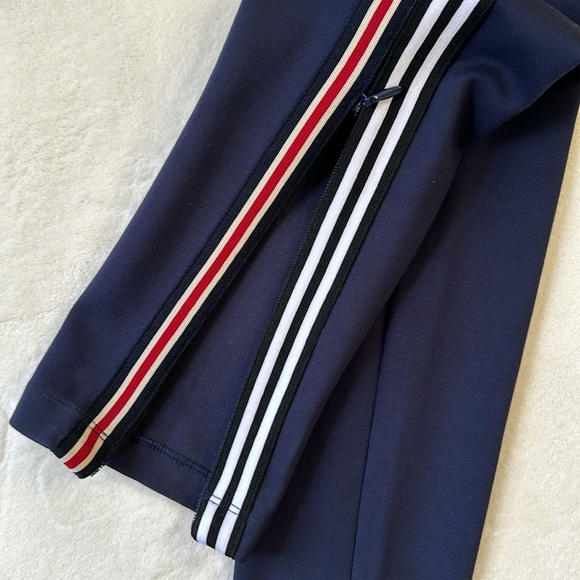 BCBGMAXAZRIA Womens Leggings Retro Stripe Size Small in Navy - Picture 7 of 12